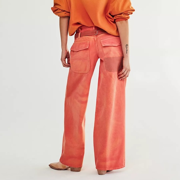 We The Free Denim - NWT Free People We the Free Waterfalls Baggy Wide Leg Jeans